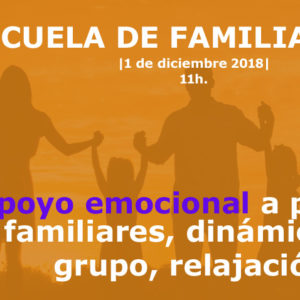 Escuela de familias: apoyo emocional y técnicas de relajación