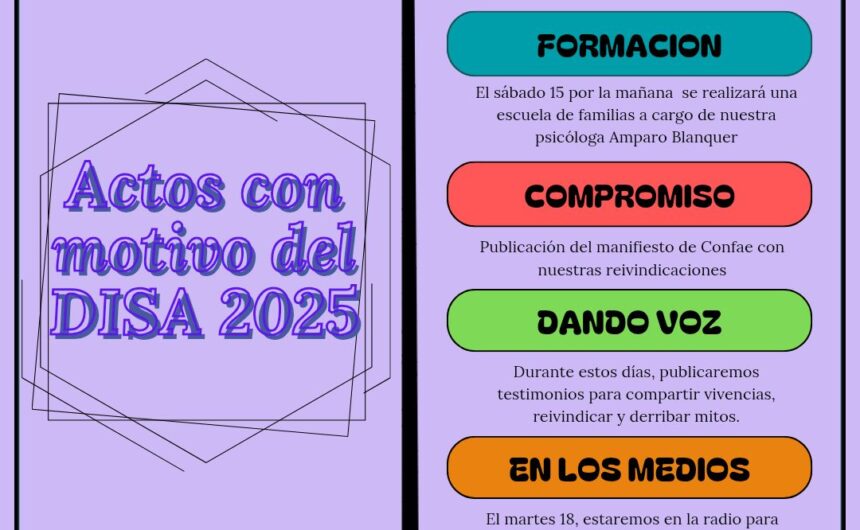 Actos por el DISA 2025