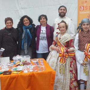Stand informativo en la falla Montolivet