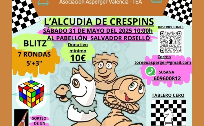 Torneo de ajedrez solidario