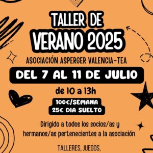 Taller de verano JULIO 2025