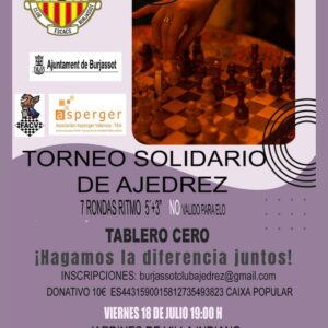 Torneo Solidario de Ajedrez en Burjassot