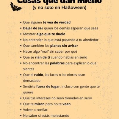 Cosas que dan miedo (y no solo en Halloween)