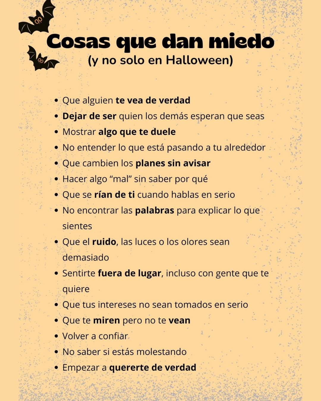 cosas que dan miedo Cosas que dan miedo (y no solo en Halloween)