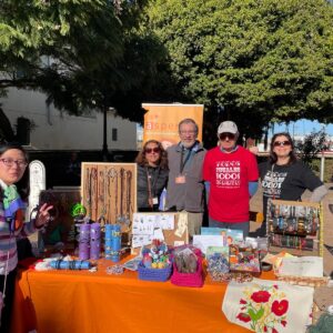 festa grossa horno de alcedo Stand informativo en Horno de Alcedo
