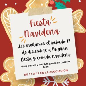 fiesta navid aso ¡Fiesta Navideña en la Asociación! 🎄