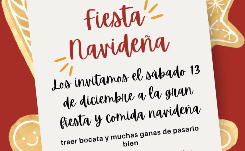 fiesta navid aso ¡Fiesta Navideña en la Asociación! 🎄