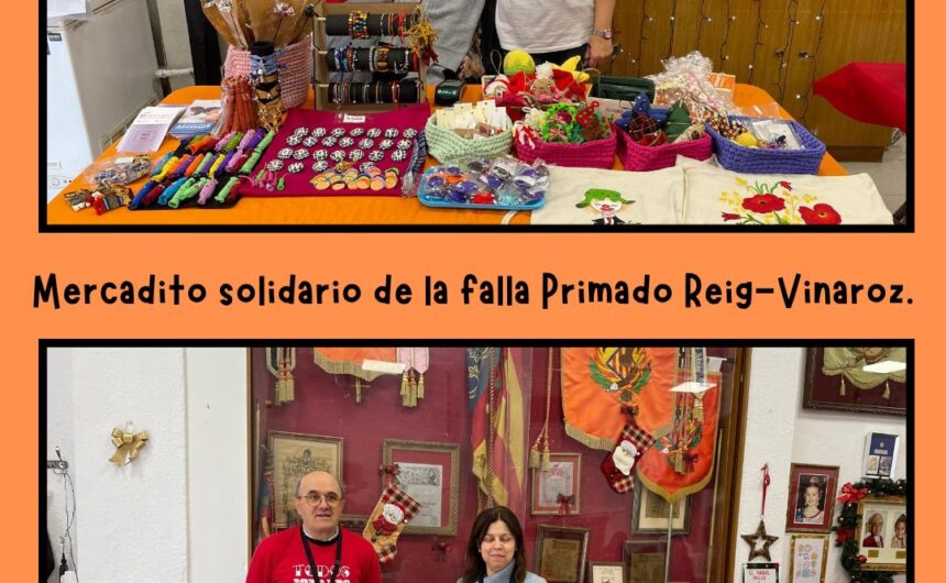 mercadito falla Mercadito solidario en la Falla Primado Reig – Vinaroz