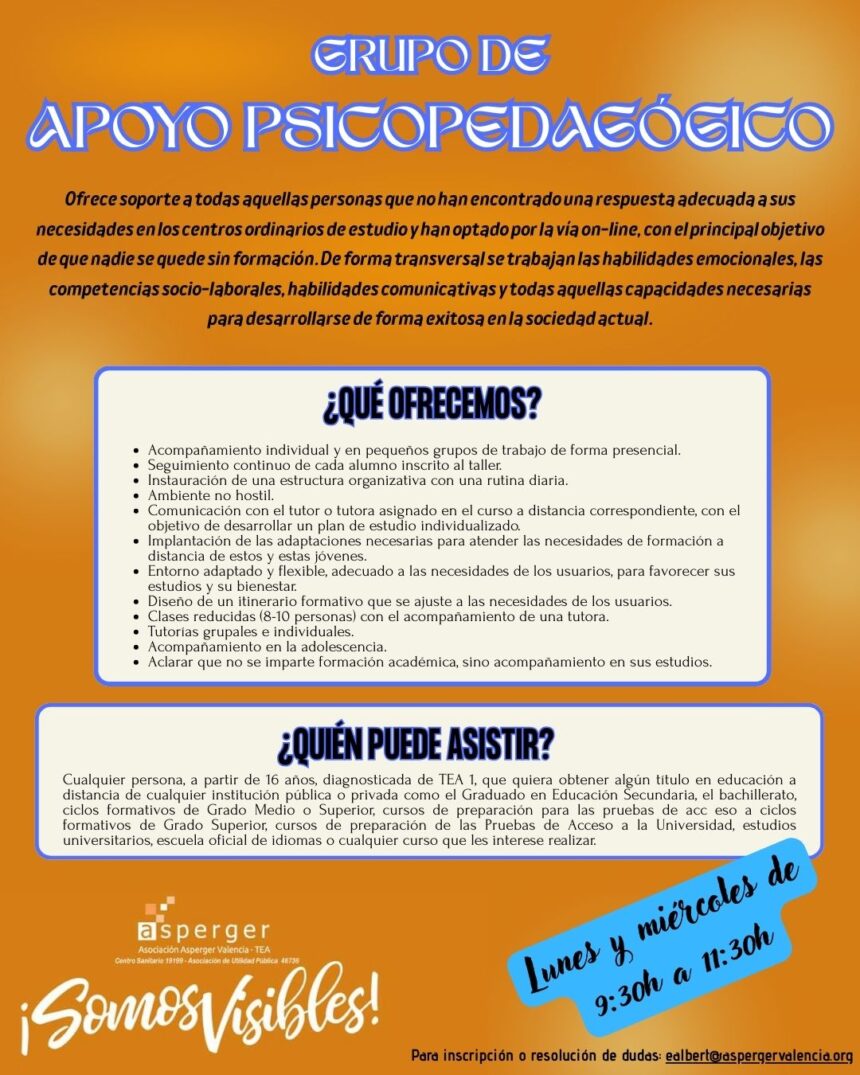 Grupo de apoyo psicopedagógico