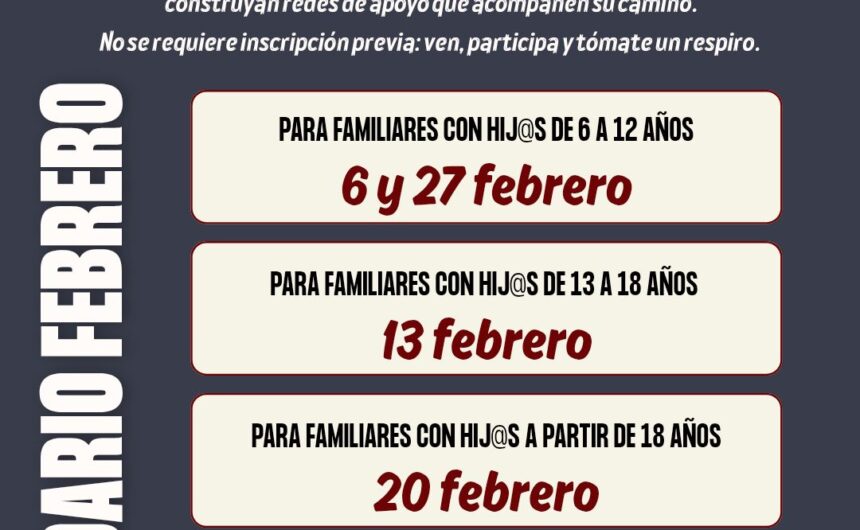 Apoyo familiar – FEBRERO 2026