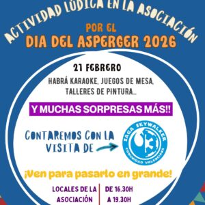 actividad ocio DISA 2026 Actividad lúdica por el Día del Asperger 2026
