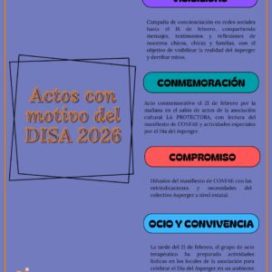 ACTOS por el Día Internacional del Síndrome de Asperger