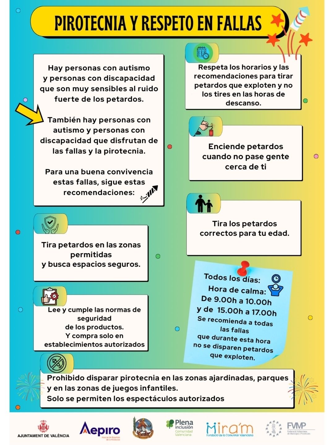 PIROTECNIA Y RESPETO Pirotecnia y respeto en fallas