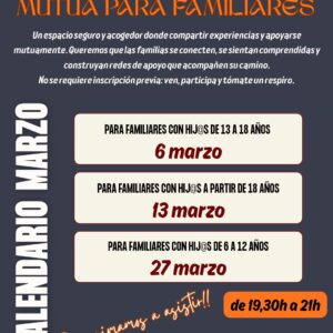 grupo ayuda familias marzo Apoyo familiar – MARZO 2026