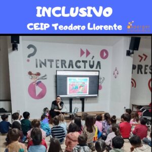 Cuentacuentos en el colegio Teodoro Llorente de Valencia