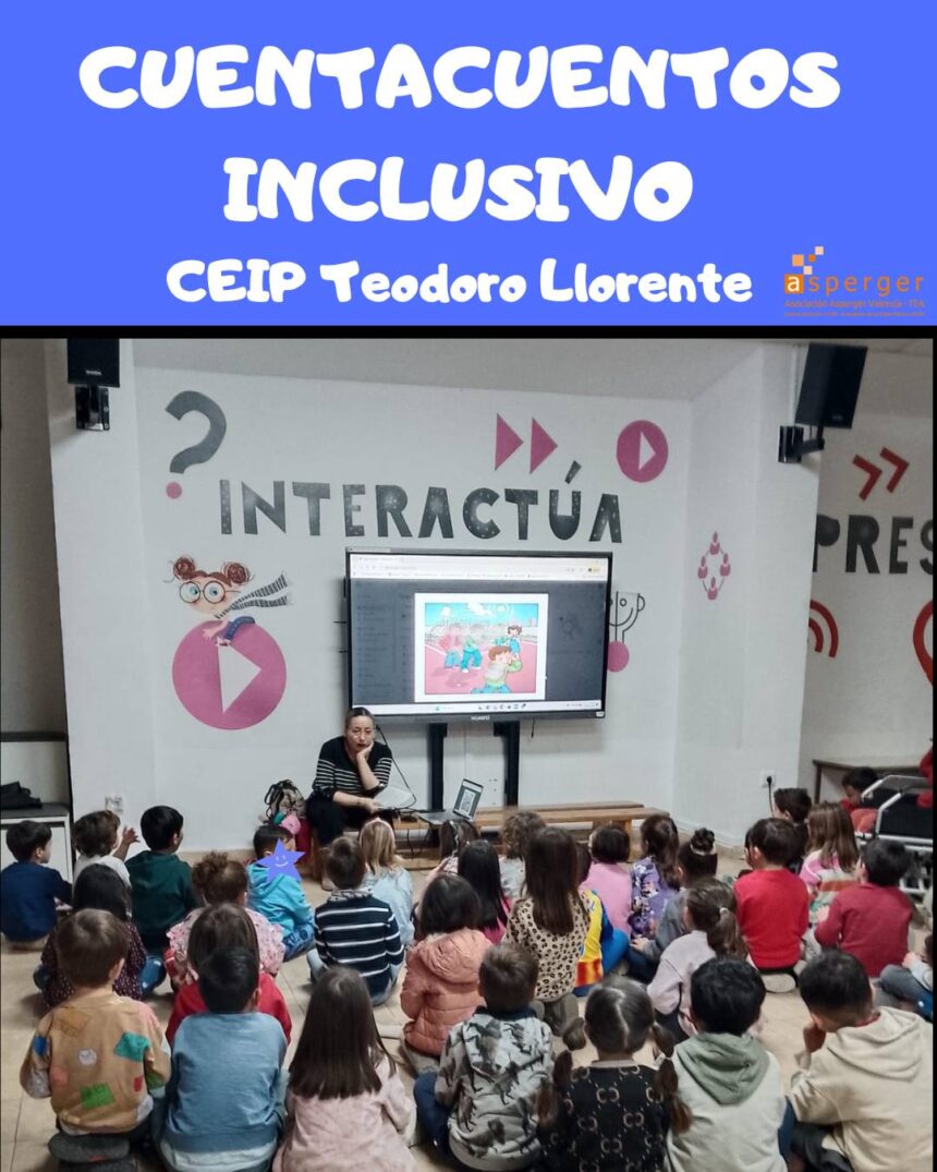 Cuentacuentos en el colegio Teodoro Llorente de Valencia