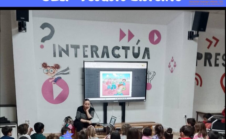 Cuentacuentos en el colegio Teodoro Llorente de Valencia