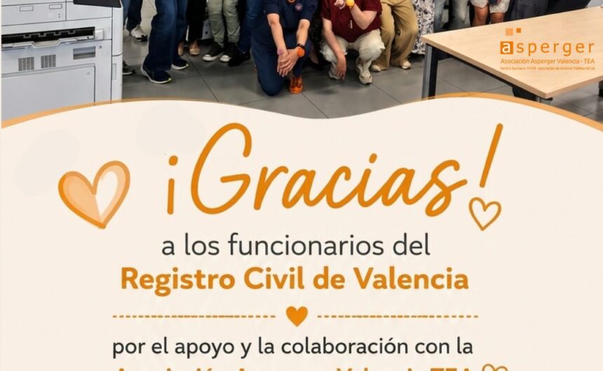 agradec registro civil Agradecimiento a los funcionarios del Registro Civil de Valencia