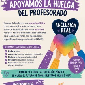 huelga profesorado Apoyo a la huelga del profesorado