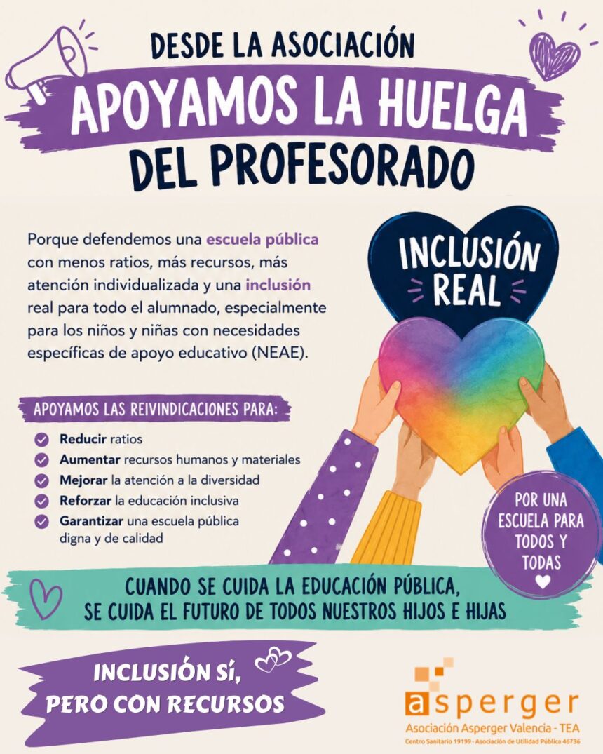 huelga profesorado Apoyo a la huelga del profesorado