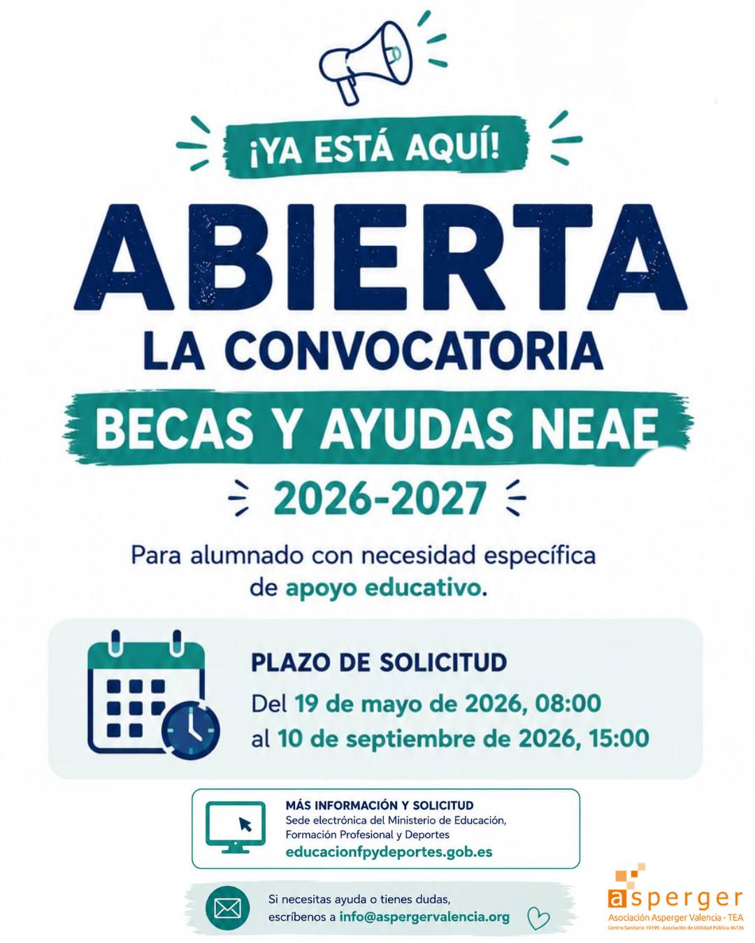 inicio becas mec Convocatoria becas NEAE