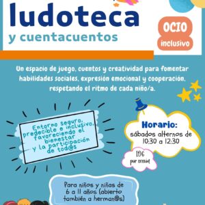 taller ludoteca Taller de ludoteca y cuentacuentos inclusivo