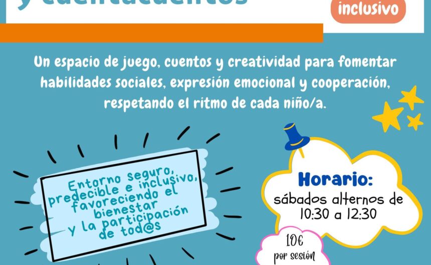 taller ludoteca Taller de ludoteca y cuentacuentos inclusivo