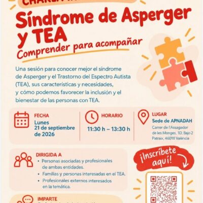 Charla formativa en APNADAH