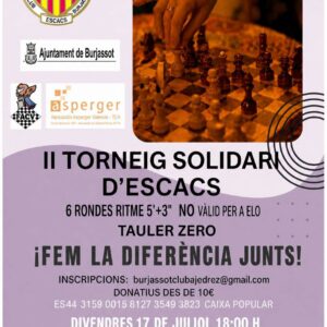 II Torneo Solidario de Ajedrez