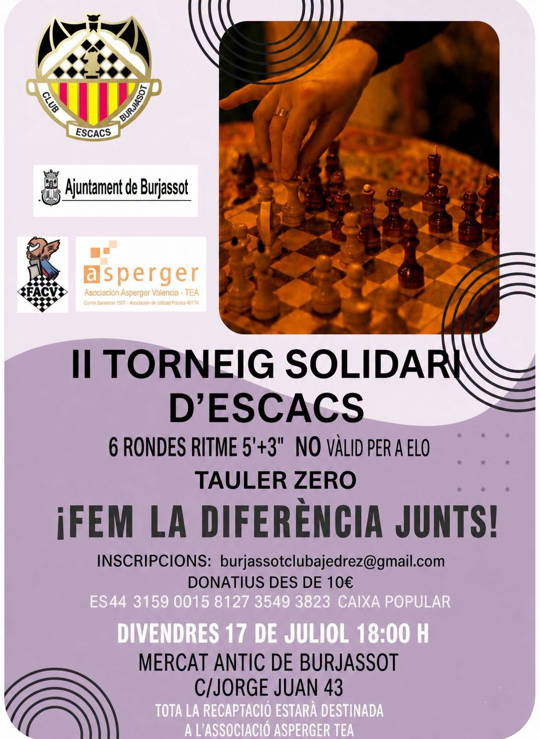 ajedrez II Torneo Solidario de Ajedrez
