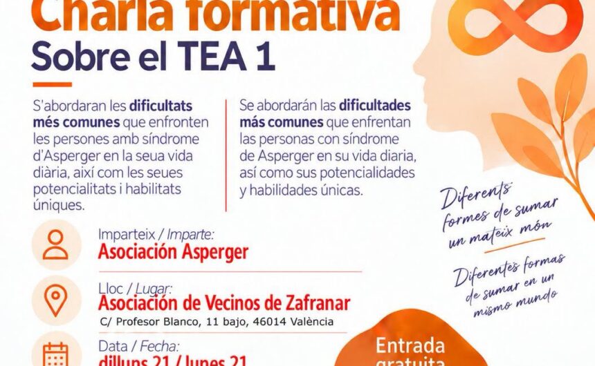 Charla formativa sobre el TEA 1
