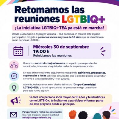 ¡La iniciativa LGTBIQ+TEA ya está en marcha!