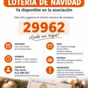 loteria 2026 Lotería de Navidad de la Asociación